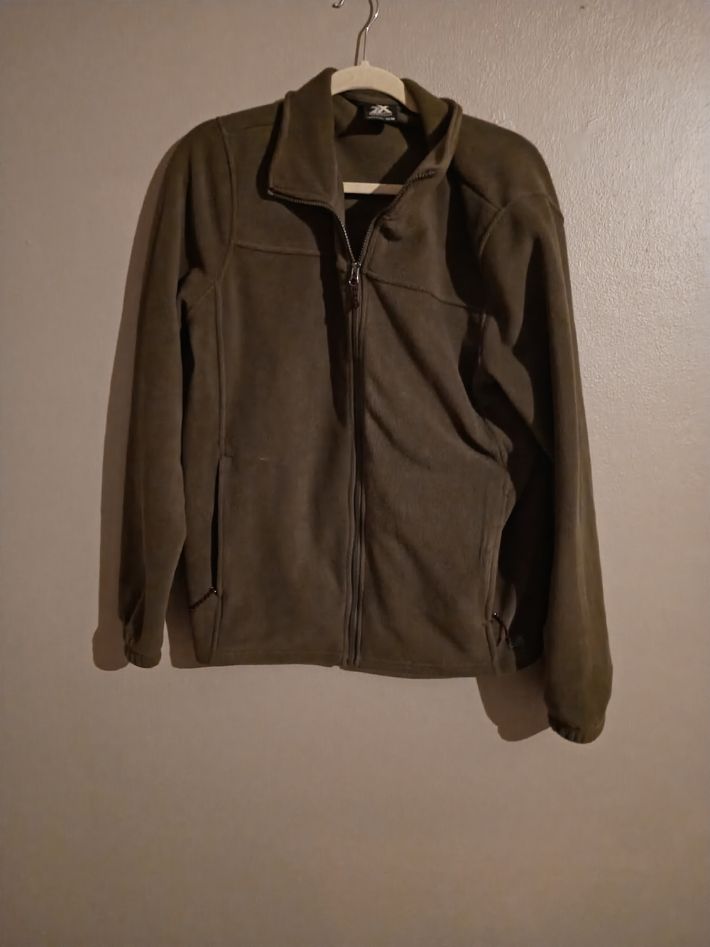 ZeroXposur Men's Olive Green Full-Zip Performance Jacket